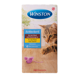 بستنی گربه وینستون (Winston) مدل LiverSausage & Cheese بسته 8 عددی