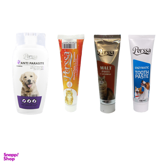بسته بهداشتی گربه پرسا (Perssa) مدل Health Pack مجموعه 4 عددی