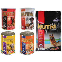 بسته غذای سگ نوتری پت (Nutri Pet ) مدل Nutri Premium Pack مجموعه 5 عددی