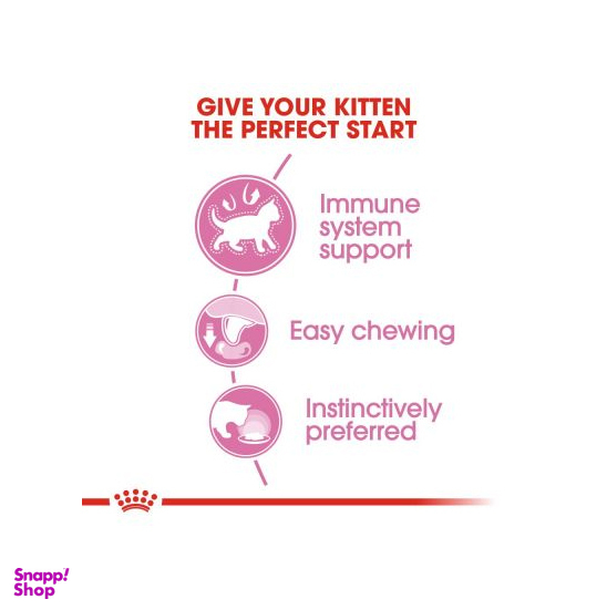 پوچ بچه گربه رویال کنین (Royal Canin) مدل Kitten وزن 85 گرم