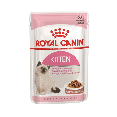 پوچ بچه گربه رویال کنین (Royal Canin) مدل Kitten وزن 85 گرم