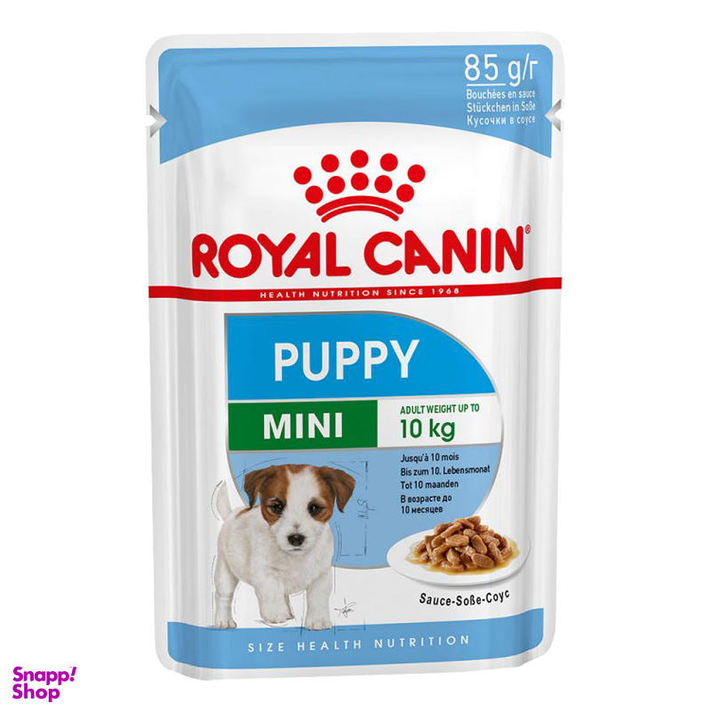 پوچ سگ رویال کنین مدل Mini Puppy وزن 85 گرم