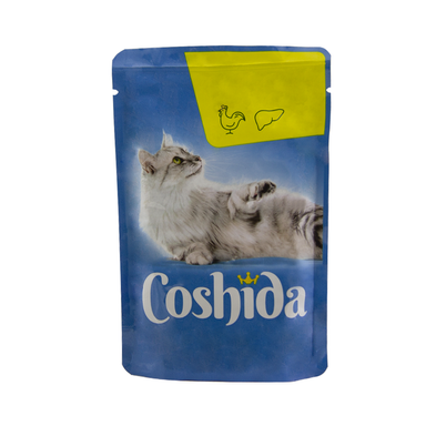 پوچ گربه کوشیدا (Coshida) مدل Chicken & Liver in Jelly وزن 100 گرم
