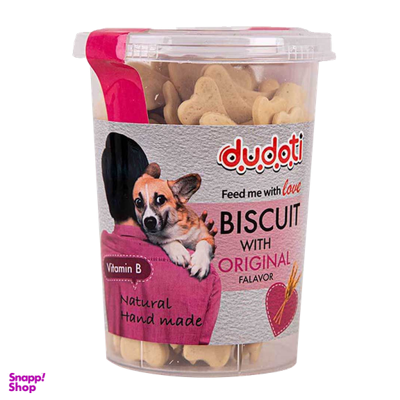 تشویقی بیسکوییت سگ دودوتی (Dudoti) با طعم گندم وزن 150g