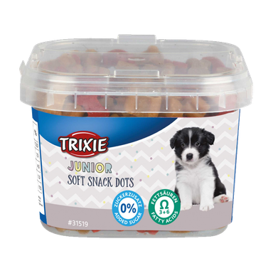 تشویقی سگ تریکسی (Trixie) مدل Junior Soft Snack Dots با مخلوط وزن 140 گرم