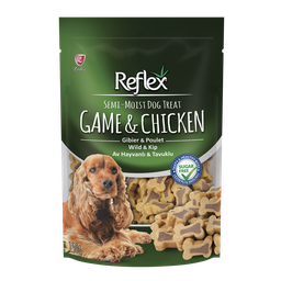 تشویقی سگ رفلکس (Reflex) مدل Game & Chicken وزن 150 گرم