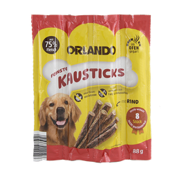تشویقی مدادی سگ اورلاندو (Orlando) با طعم گوشت گاو مدل Orlando Stick Beef بسته 4 عددی