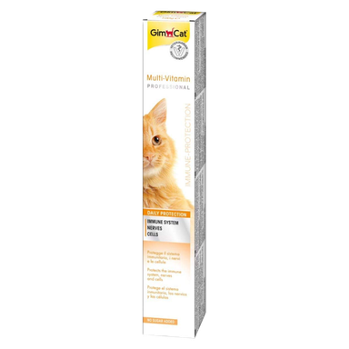 خمیر مالت و مولتی ویتامین گربه جیم کت (Gim Cat) مدل GimCat Paste Multi Vitamin وزن 100 گرم