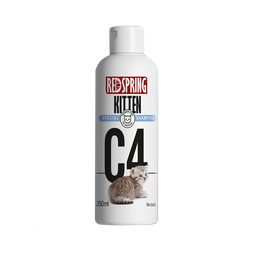 شامپو گربه رداسپرینگ (Redspring) مدل C4 مخصوص بچه گربه حجم 250 میلی لیتر