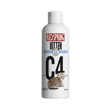 شامپو گربه رداسپرینگ (Redspring) مدل C4 مخصوص بچه گربه حجم 250 میلی لیتر