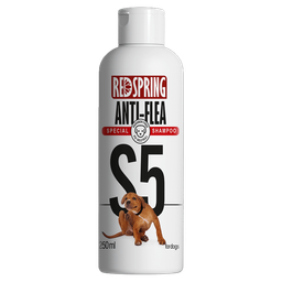 شامپو ضد کک و کنه سگ رداسپرینگ (Redspring) مدل S5 حجم 250 میلی لیتر