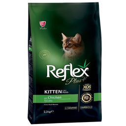 غذای خشک بچه گربه رفلکس (Reflex) مدل پلاس Chicken Kitten وزن 1.5 کیلوگرم
