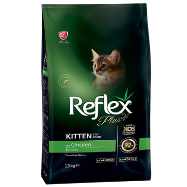 غذای خشک بچه گربه رفلکس (Reflex) مدل پلاس Chicken Kitten وزن 1.5 کیلوگرم