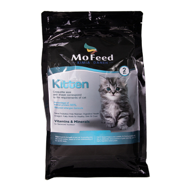غذای خشک بچه گربه مفید (Mofeed) مدل Kitten وزن 2 کیلوگرم