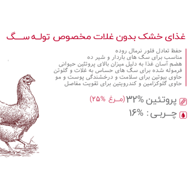 غذای خشک توله سگ بابین (Babin) مدل Babin Junior Grain Free وزن 3 کیلوگرم
