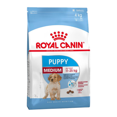 غذای خشک توله سگ رویال کنین (Royal Canin) مدل Medium Puppy وزن 4 کیلوگرم