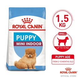 غذای خشک توله سگ رویال کنین مدل Mini Indoor Puppy وزن 1.5 کیلوگرم