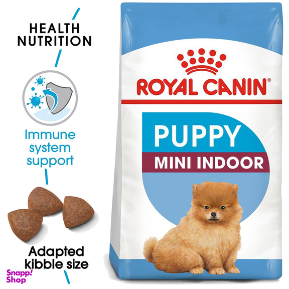 غذای خشک توله سگ رویال کنین مدل Mini Indoor Puppy وزن 1.5 کیلوگرم