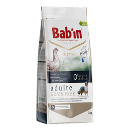 غذای خشک سگ بابین (Babin) مدل Babin Adult Chicken Grain Free وزن 3 کیلوگرم