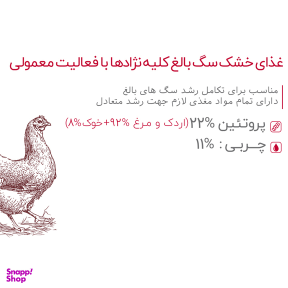 غذای خشک سگ بابین (Babin) مدل Babin Adult Maintenance وزن 4 کیلوگرم