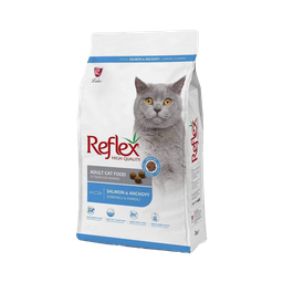 غذای خشک گربه رفلکس (Reflex) با طعم ماهی سالمون و ساردین Reflex Salmon & Anchovy وزن 15 کیلوگرم