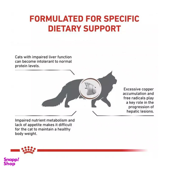 غذای خشک گربه رویال کنین (Royal Canin) مدل Hepatic وزن 2 کیلوگرم