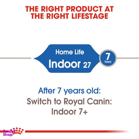 غذای خشک گربه رویال کنین مدل Indoor Home Life وزن 2 کیلوگرم