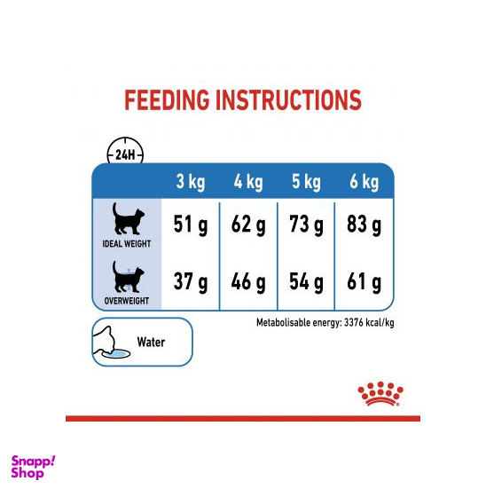 غذای خشک گربه رویال کنین مدل Light Weight Care وزن 1.5 کیلوگرم