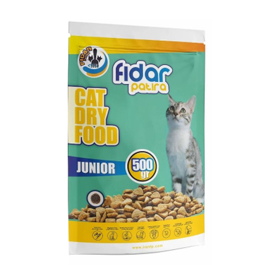 غذای خشک گربه فیدار (Fidar) مدل Junior وزن 500 گرم