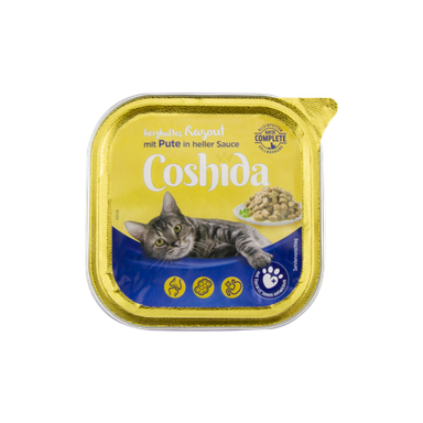 غذای کاسه ای گربه کوشیدا (Coshida) با طعم Coshida Pate Turkey وزن 100 گرم