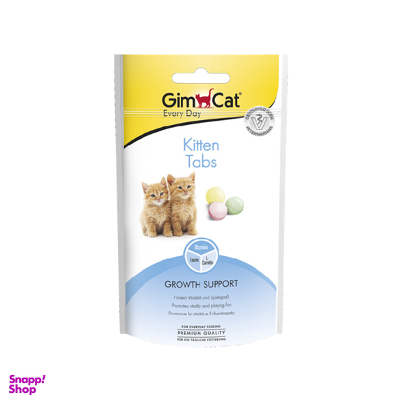 قرص بچه گربه جیم کت مدل GimCat Tabs Kitten وزن 40 گرم