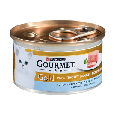 کنسرو غذای گربه گورمت مدل Gold Tuna وزن 85 گرم