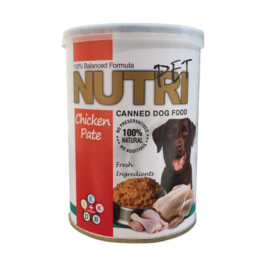 کنسرو غذای سگ نوتری پت (Nutri Pet) مدل Chicken وزن 425 گرم
