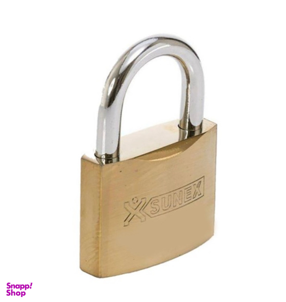قفل آویز سانکس (Sunex) مدل برنجی سایز 38 میلی متری