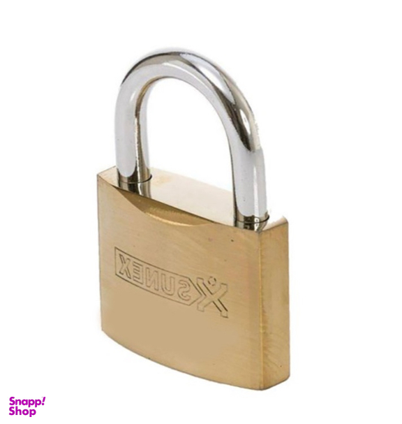 قفل آویز سانکس (Sunex) مدل برنجی سایز 38 میلی متری
