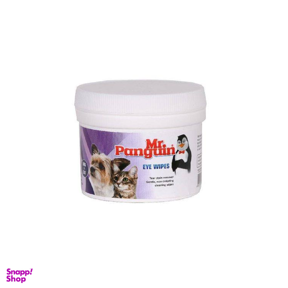 دستمال تمیز کننده چشم حیوانات خانگی مستر پنگوین مدل Eye Wipe