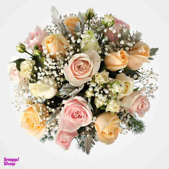 باکس گل گل بازار مدل رز نیلگون