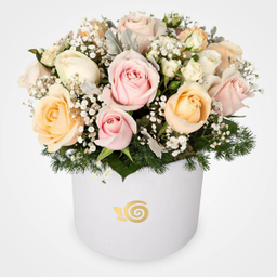 باکس گل گل بازار مدل رز نیلگون