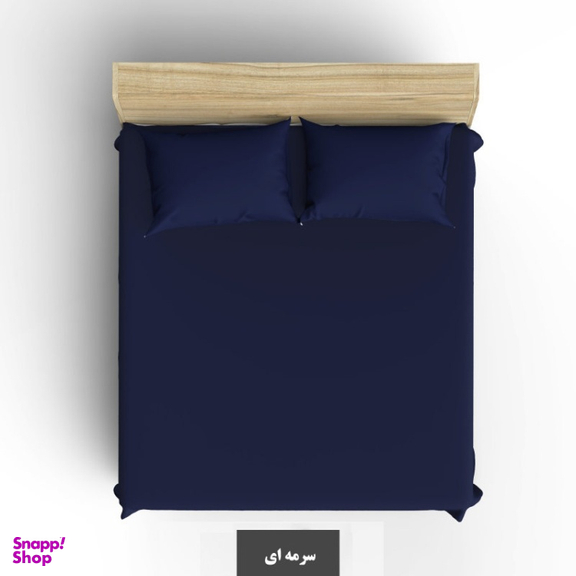 سرویس ملحفه کوکو جم مدل Plain دو نفره 3 تکه