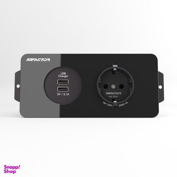 چندراهی برق و شارژر توکار فکتور مدل FPO-2
