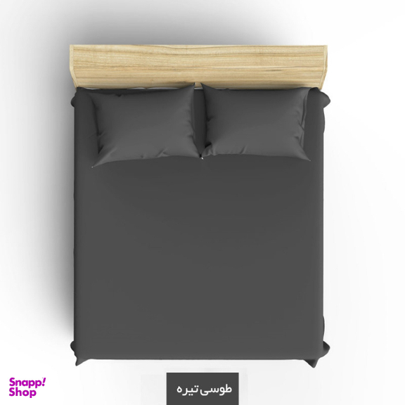 سرویس ملحفه کوکوجم مدل Plain دو نفره 3 تکه