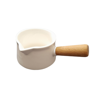 سس خوری سرامیکی مایا مدل دسته چوبی کد W001