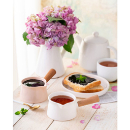 سس خوری سرامیکی مایا مدل دسته چوبی کد W001