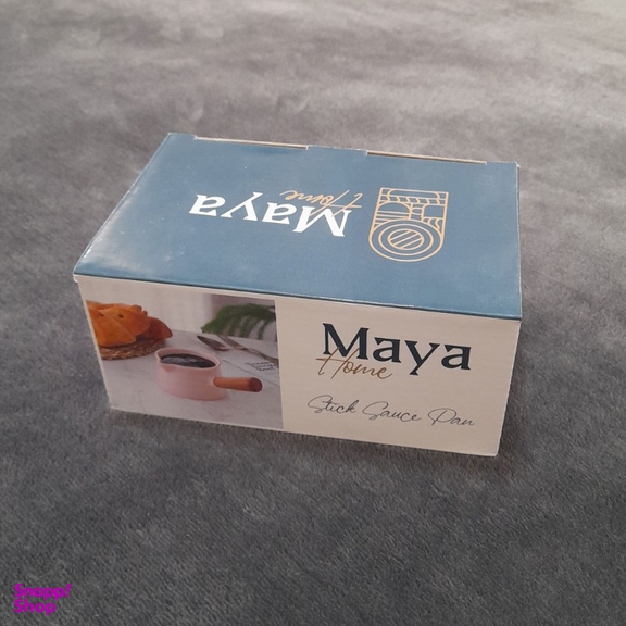سس خوری سرامیکی مایا مدل دسته چوبی کد W001