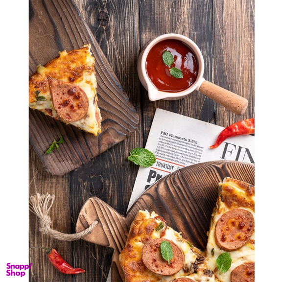 سس خوری سرامیکی مایا مدل دسته چوبی کد W001