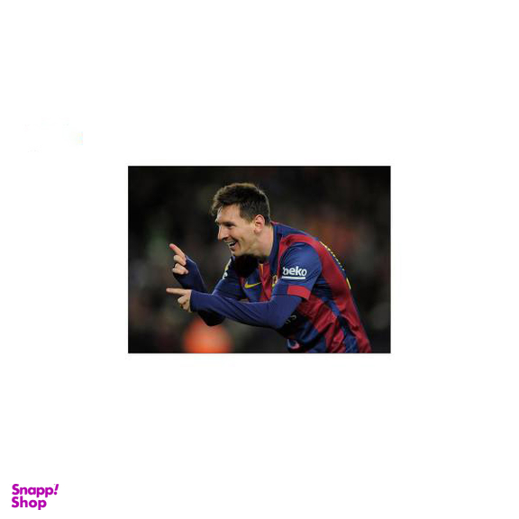 تابلو شاسی ونسونی طرح Messi Dancing سایز 30x40 سانتی متر