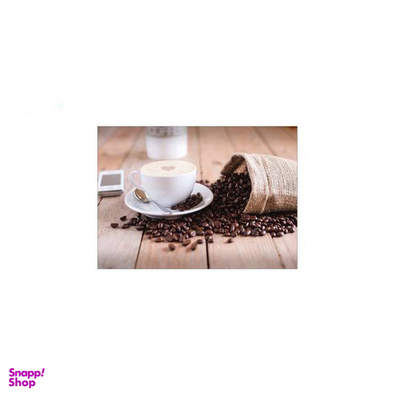 تابلو شاسی ونسونی طرح Sense Of Loving Coffee سایز 30x40 سانتی متر