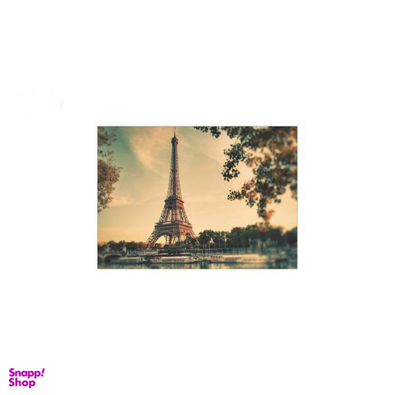تابلو شاسی ونسونی طرح Retro Paris سایز 50x70 سانتی متر