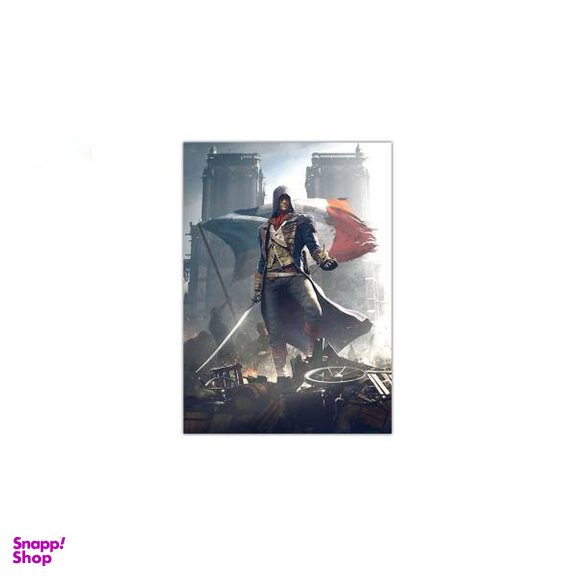 تابلو شاسی ونسونی طرح Assassins Creed Unity سایز 40 × 30