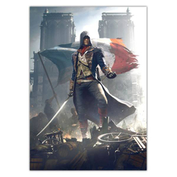 تابلو شاسی ونسونی طرح Assassins Creed Unity سایز 40 × 30